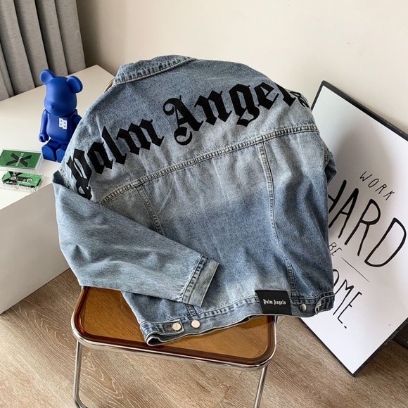 Palm Angels Lady's Denim Jackets - Picture 6 of 7